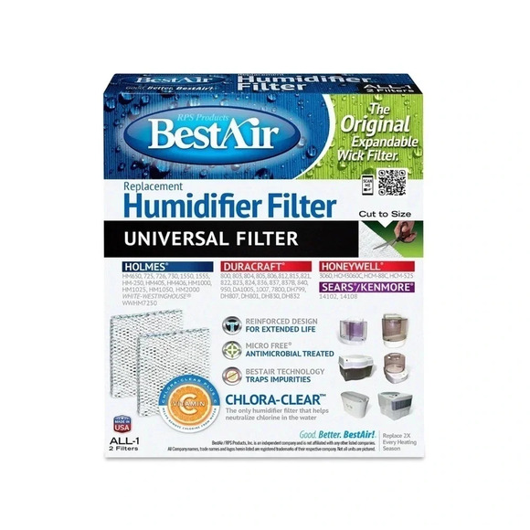 Best Air Replacement Humidifier Filter ALL- 1 • Bundle of 5 Boxes of 2 Filters - Picture 3 of 7